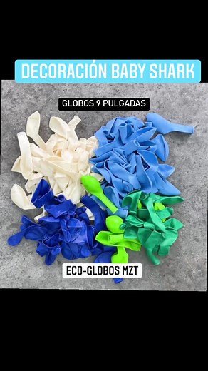 1.1M views · 33K reactions | ✨DECORACIÓN BABY SHARK✨ #globos #fyp #PT #fiesta #babyshark #decoracion #decoraciones #balloons | Eco-Globos Mzt | Facebook