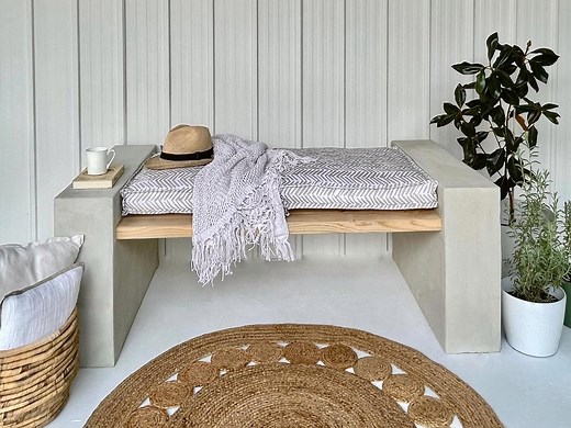 How To Build A Rendered Block Bench - Bunnings Australia