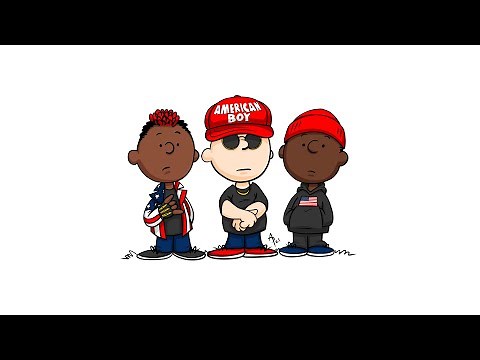 Tyson James - American Boy ft. The Marine Rapper & Topher (Lyric Video) #Conservativehiphop