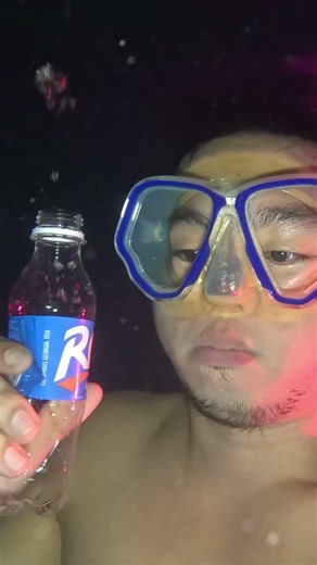 (UNCUT) RC Cola vs Root Beer Drink & Burp Underwater