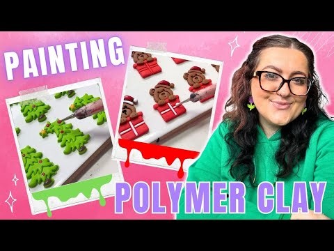 LIQUID POLYMER CLAY - How To Paint Clay & Making Custom Colours