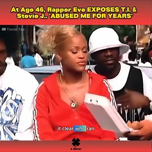 369K views · 6K reactions | At Age 46, Rapper Eve EXPOSES T.I. & Stevie J.. 'ABUSED ME FOR YEARS' | O Clover | Facebook