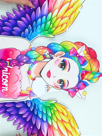 💖Paper DIY💖KPOP DEMON HUNTERS RUMI Colorful Hair Skincare Makeup Blind Bag Unboxing | RESCUING RUMI #PaperDIY​ #KPOPDEMONHUNTERS​ #Rumi​ #ColorfulHair​ #RainbowFashion​