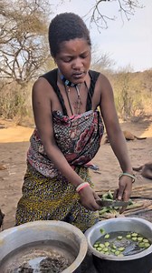 3.4M views · 40K reactions | Hadzabe Tribe bushmen beautiful women prepare special bush salad today in the nature while living simple traditional lifestyle in the nature 殺 #fblifestyle | Lovely daily adventures | Facebook