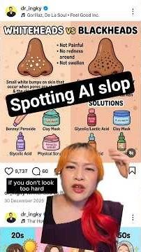 AI skincare slop