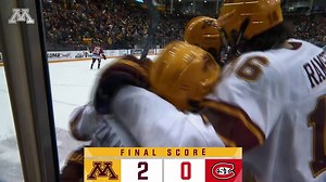 20K views · 374 reactions | Check out highlights from last night's 2-0 shutout over No. 1 St. Cloud State as the #Gophers improved to 11-2-0 this year at 3M Arena at Mariucci. Tickets for next weekend vs. Michigan: z.umn.edu/2tuj | Minnesota Men's Hockey | Facebook