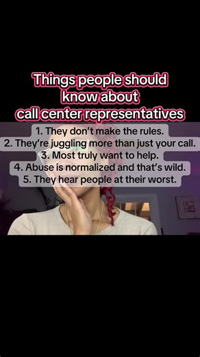 1.\tThey don’t make the rules. They didn’t create the policy, the fee, the denial, or the script. They’re enforcing it, not plotting against you during lunch. \t2.\tThey’re juggling more than just your call. While talking to you, they’re watching metrics, following compliance rules, documenting the call, and making sure one wrong word doesn’t tank their quality score. Multitasking Olympics level. \t3.\tMost truly want to help. Contrary to popular belief, they are not sitting there thinking, “How