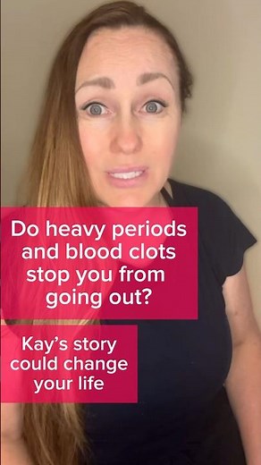 How to STOP heavy menstrual bleeding and clots in Perimenopause 🩸 #shorts