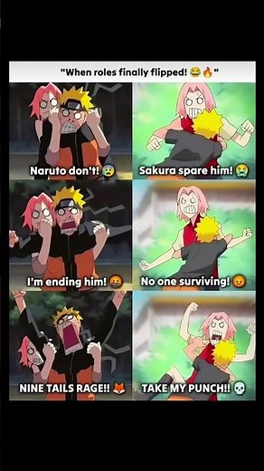 NaruSaku crashed out moments!