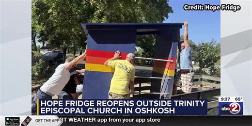 Hope Fridge reopens in Oshkosh