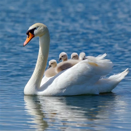 𝐓𝐡𝐞 𝐑𝐨𝐲𝐚𝐥 𝐒𝐰𝐚𝐧 Gently on The lake serene Floats the Swan As if a Queen The majesty of Her stately glide Warms the heart Of all inside Softly stroking Web feet below As rippled waves Start to glow Upon the lake So calm, so wide The Royal Swan So full of pride No ripple stirs No whisper wakes Just pale moonlight On rippling lakes Its feathers gleam A silken crown Reflected on Her silver down Aspen trees Do sweetly sway As if to all They want to say “Your beauty and" "Your royal swim” “