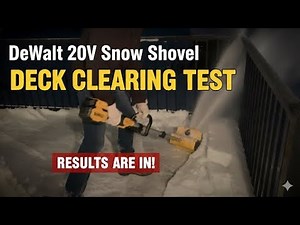 DeWalt 20V Snow Shovel