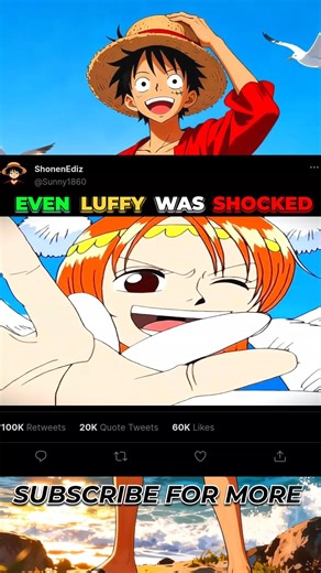 Even Luffy Was Shocked #luffy #zoro #sanji #onepiece #anime
