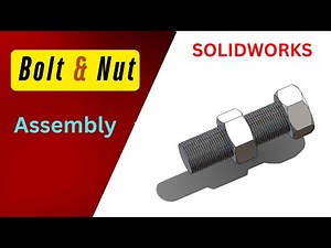 how to make Thread on (Bolt and Nut) in SolidWorks