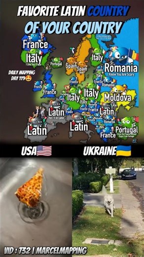 Favorite Latin Country Of Your Country #mapping #map #shorts #popular #fyp