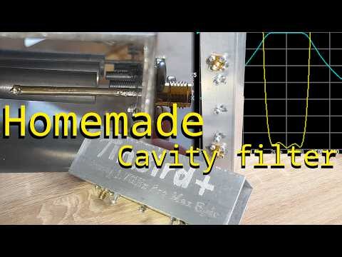 How I made an RF cavity filter for satellite reception
