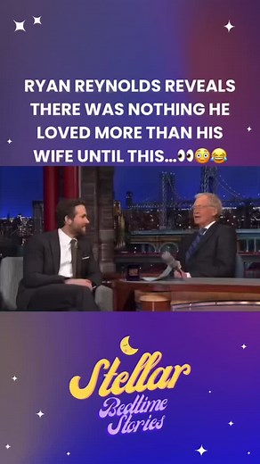 2.5K views · 187 reactions | Ryan Reynolds Story Time | David Letterman Clip | Stellar Bedtime Stories | Facebook