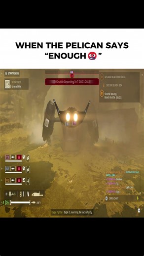 When the Pelican Says “Enough” 🤬 | #helldivers2 #gaming #shorts