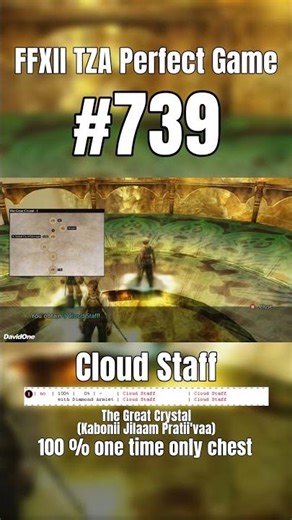 FFXII Perfect Game 739 | Cloud Staff Chest #Shorts #FinalFantasy #Gaming #RetroGaming