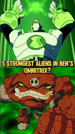 5 Most Powerful Aliens Shown In Ben 10 series #cartoon #omnitrix #benten #alienx