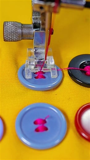 Beginner Guide Sewing Buttons Semi Manual #sewing #beginner