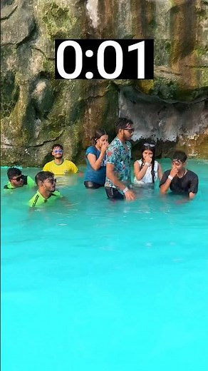 Underwater challenge 🌊💦😜