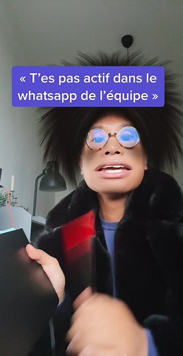 « T’es pas actif dans le whatsapp de l’équipe » 🥸 #travail #mondedutravail #corporate #work #france