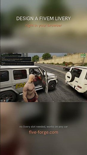 Design a FiveM livery in your browser — no CodeWalker, no Blender #fivem #gta5 #fivemmods