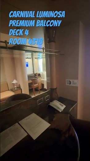 Carnival Luminosa, premium balcony cabin , deck 4 , room 4318 ￼
