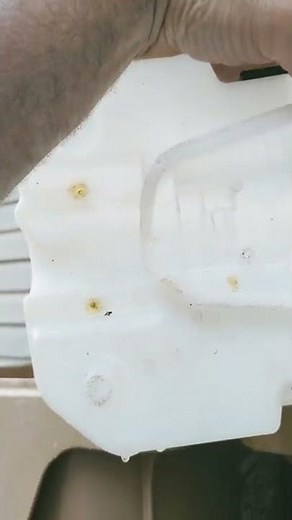 Milwaukee backpack sprayer M18 tank leaking from defective tank that is too thin always in same spot