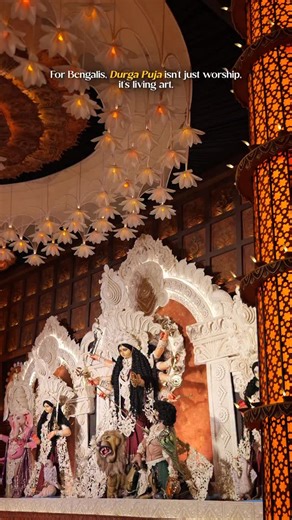 Riddhi Dutta on Instagram: "Bengali’s and their love for art >>>> From clay to color, from the dhaak beats to the glowing lights, every street of Bengal becomes a masterpiece. ✨杖 #DurgaPuja #DurgaPuja2025 #KolkataDurgaPuja #BengaliCulture #PujoVibes #FestivalOfArt #IndianFestivals #KolkataPujo #PandalHopping #BengaliTradition #HeritageOfBengal #DurgaPujaFestival #DurgaMaa #IncredibleIndia"