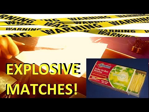 HOW-TO: Impact Explosives from MATCHES!