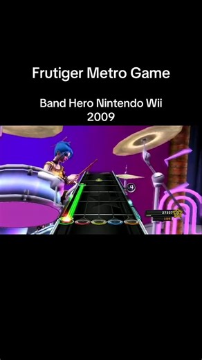 skeuoss on Instagram: "What was your high score for Band Hero? 🎸🥁 #frutigeraero #nostalgia #gaming #bandhero #frutigermetro #aesthetic #early2000s #nintendo #wii #aero #rockstar #concert"
