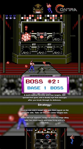 Terminal 1 Boss - Contra's First Base Heart! #shorts