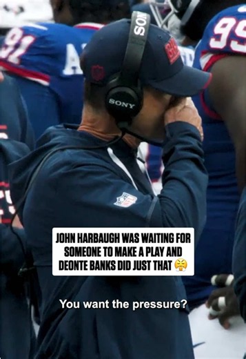 can't seal a game better than that 🔥 #johnharbaugh #newyorkgiants #nfl #micdup