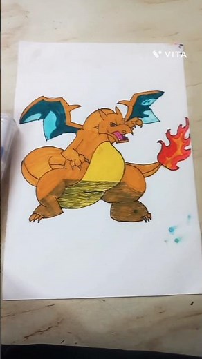 How to Draw Charizard|Pokémon #drawing #pokémon #sketch #viralvideo
