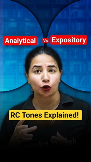 Analytical vs Expository Tone Explained in CAT VARC 2026 | Tips For VARC #cat2026 #tips #shorts #fyp