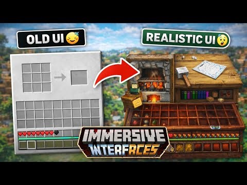 Minecraft’s UI has looked the same for years but what if it was completely realistic?#minecraft #all