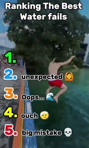 Ranking the best water fails 😂