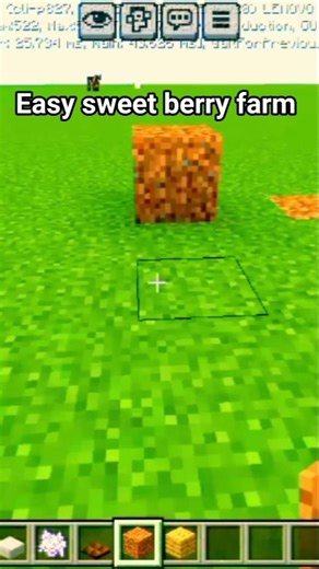 EASY SWEET BERRY FARM IN MINECRAFT #minecraft #minecraftshorts