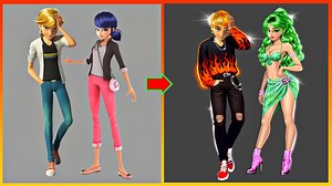 153K views · 3.3K reactions | Miraculous Ladybug & Catnoir GLOW UP Inside Out Inside Out 2024 Anger & Diggust - Transformation | Cartoon GlowUp | Facebook
