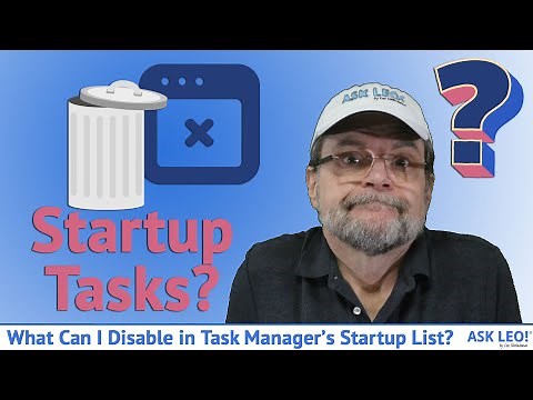 What Can I Disable in Task Manager’s Startup Tab?