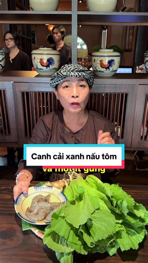 Canh Cải Xanh Nấu Tôm Ngon Miệng