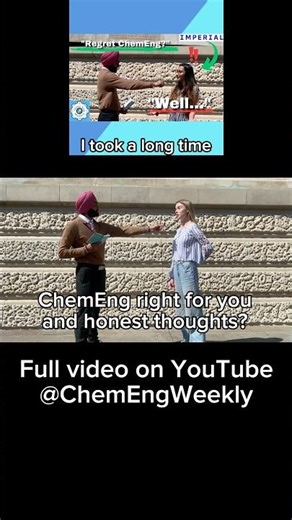 How Did You Know Chemical Engineering Was Right For You?