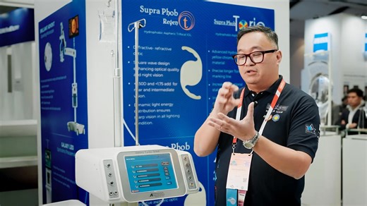 From a mother’s cataract to start-up ORs, this APVRS 2025 story comes full circle. Dr. Mark San Juan explains why the Supraphob InFocus EDOF IOL has become his go-to choice for real-world spectacle independence, even in high-pressure “family” cases. Dr. Carlo Nasol then shows how the Galaxy Turbo Orbit system lets new eye centers cover phaco, phacofrag and vitrectomy in one compact platform that’s built with efficiency and affordability in mind. See how the front and back of the eye come togethe