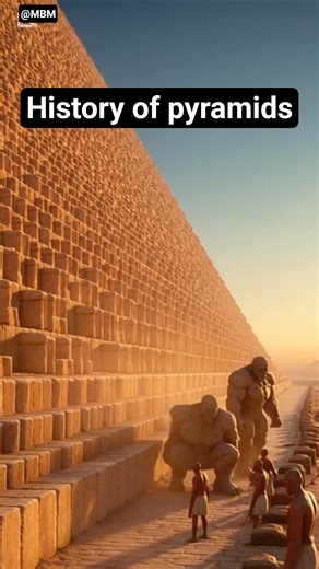 Giants building pyramids! #giant #pyramid #egypt #history
