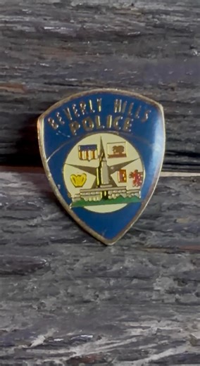 Vintage Beverly Hills Police Dept. Pin, Lapel, Hat, Bag - Etsy