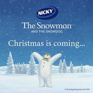Christmas is coming! Enjoy it with Nicky and The Snowman and the Snowdog, as well as free-to-download Snowman Christmas cards and Nicky Snowman product giveaways. It's our way of saying 'thank you' to all fans that continue to LIKE THE NICKY FACEBOOK PAGE. Like and Share this post, and keep checking our Facebook page for announcements ⛄🎄🎅❤️😀 | Nicky