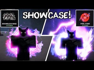 Boundless Rage and Final Stand Gamepass Showcase | The Strongest Battlegrounds KJ Update