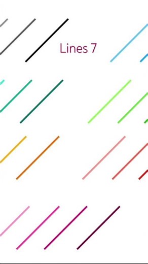 Colorful Lines 7: The plot is thickening #lines #color #thickening